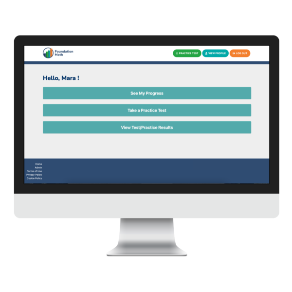 Foundation Math Classroom Plan